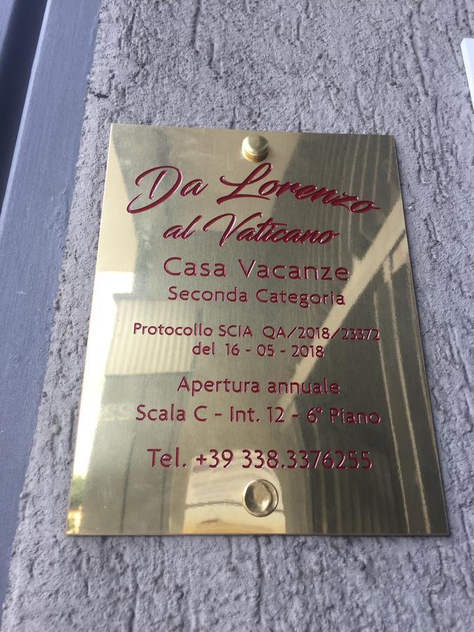 Da Lorenzo Al Vaticanoローマ エクステリア 写真